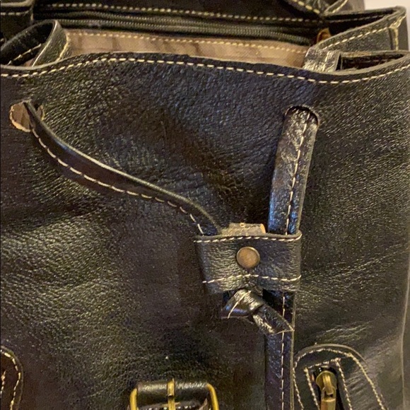 Moroccan Leather Journey Backpack - Picture 8 of 14